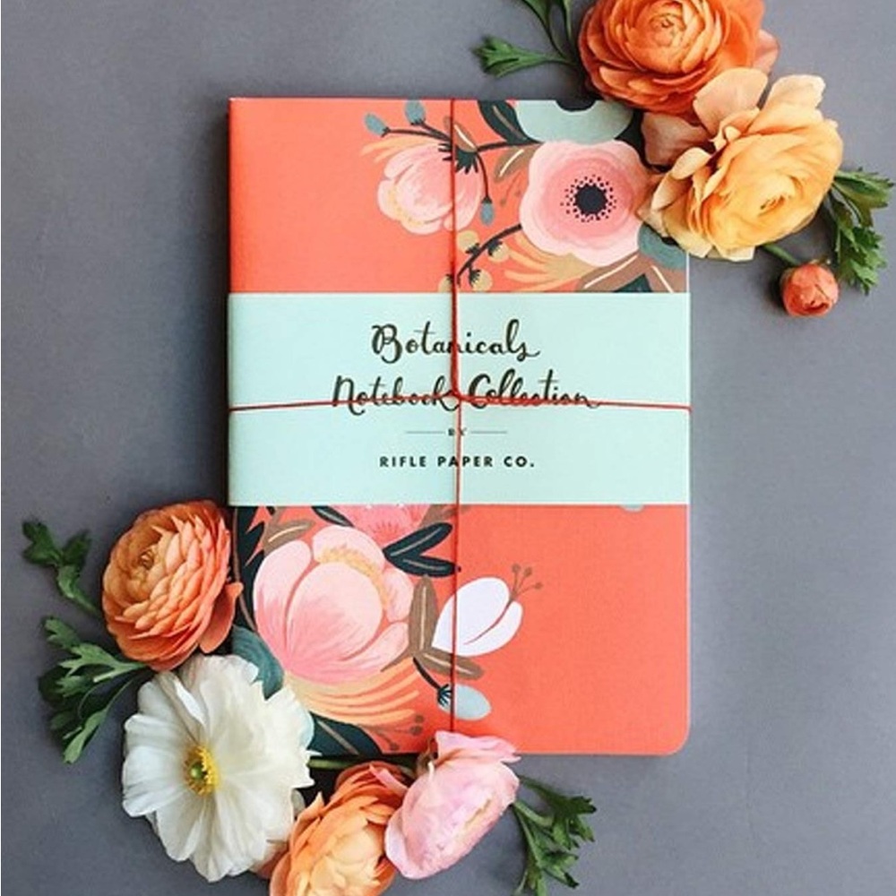 Rifle Paper Co. Botanical Notebook Collection (set of three floral journals)